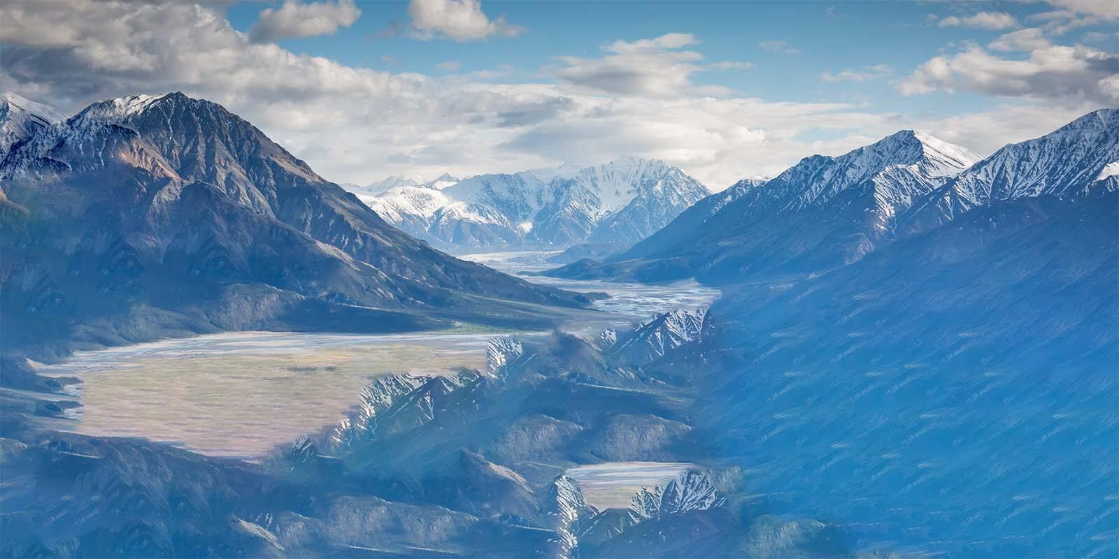 Backdrop of Mountains